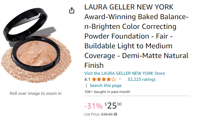 Laura Geller Baked Foundation Reviews